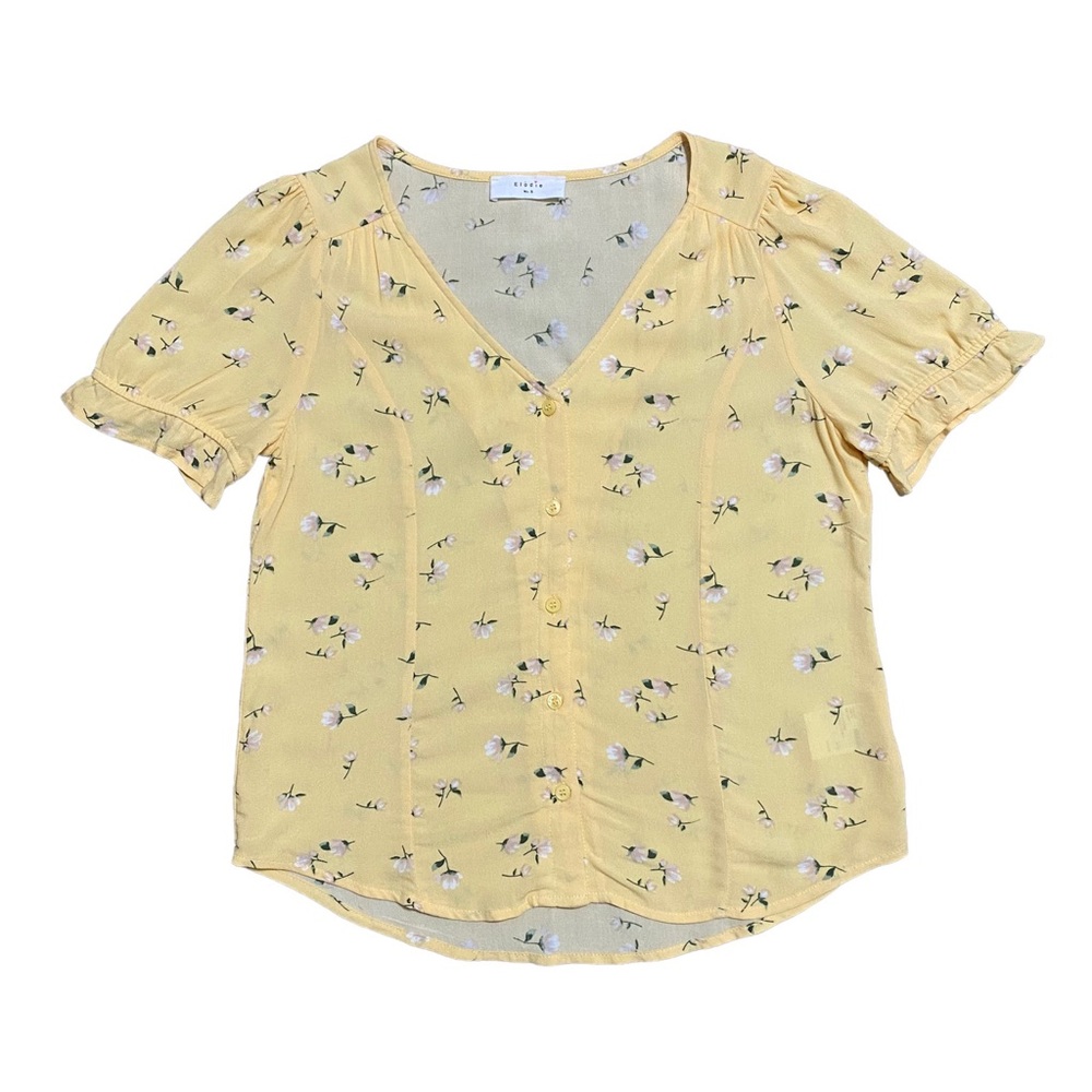Elodie Nordstrom Ditsy Floral Button Front Blouse